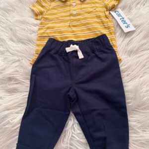 Mustard Stripe - 2-Piece Set
